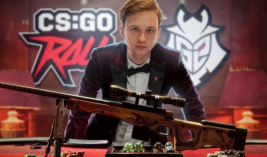 "Killian" CS:GO Roll -verkkosivuston perustaja katsoo kameraan esports-vedonlyönti teemaisessa miljöössä.