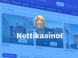 Kuvassa selkeä ja käyttäjäystävällinen nettikasinon peliaula, josta löydät parhaat kolikkopelit ja pöytäpelit nopeasti.