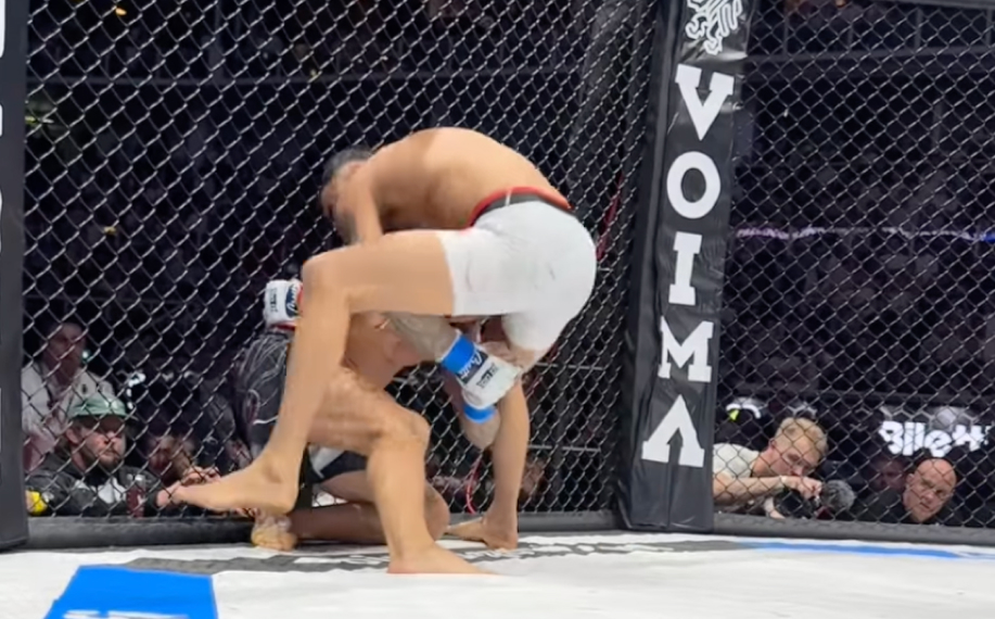 Makwan ottaa Kolehmaisen kuristukseen.