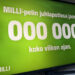 Televisiomainos kertoo Millin tarjoavan tällä "juhlaviikolla" (viikko 23) kahden miljoonan euron päävoiton.