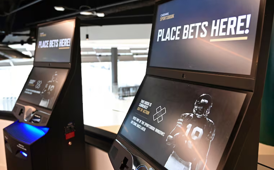 Ceasars vedonlyönnin automaatteja Yhdysvalloissa.