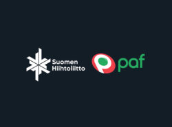 Hiihtoliitto ja Paf logo