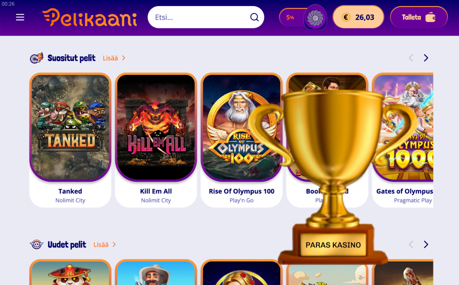 Pelikaani nettikasino talletusnäkymä turbiini-pyörällä ja pankkinapit