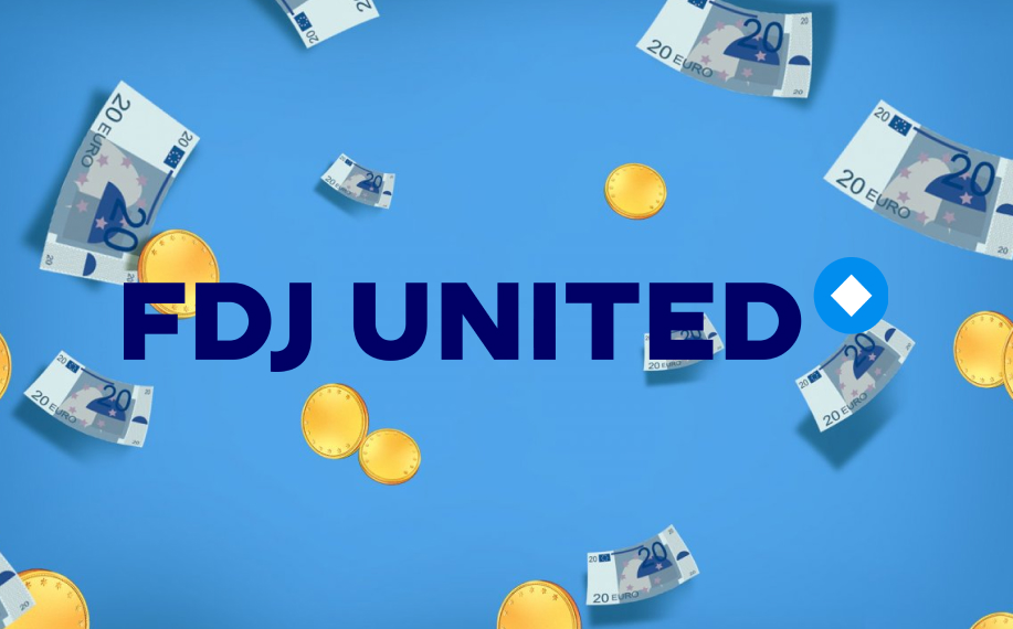 FDJ United logo ja tausta. Molemmat kuvat: FDJ.