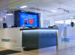 Betssonin toimisto Tukholmassa.