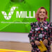 Milli-arvonta studiossa. Taustalla Milli-logo ja teksti miljoona euroa päävoittona joka päivä. Kuvassa Veikkauksen Milli-lähetys, jossa käsitellään milli tulokset ja päävoiton mahdollisuus.