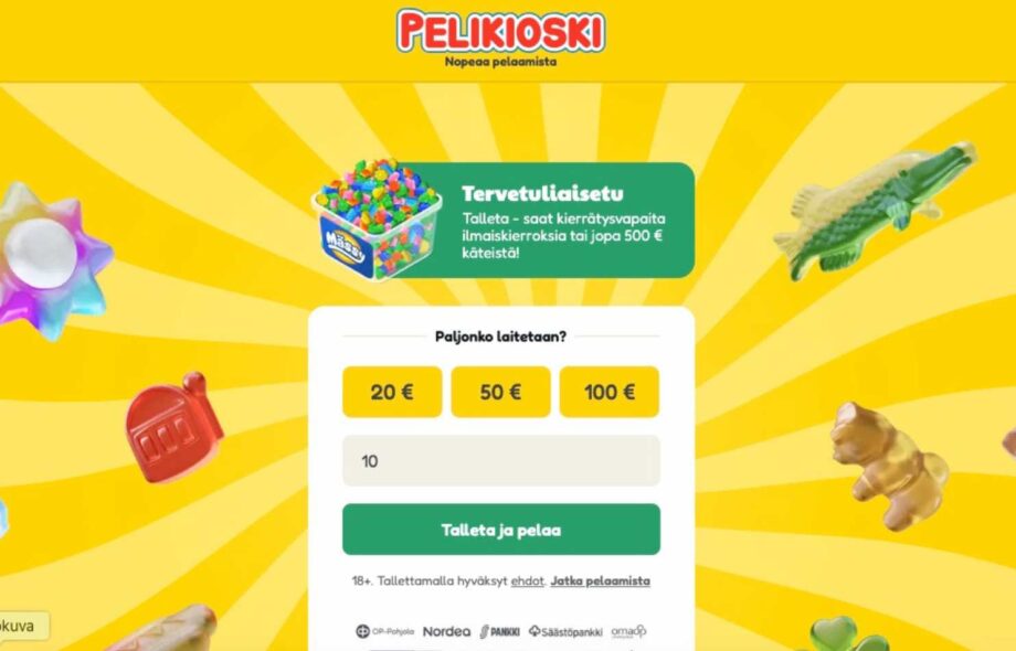 Minimitalletus pikakasinot 5 20 Pelikioski Rahapelisanomat