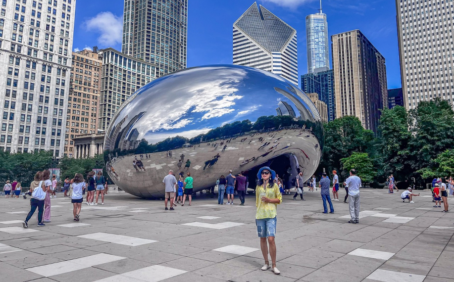 Chicagon papu veistos.