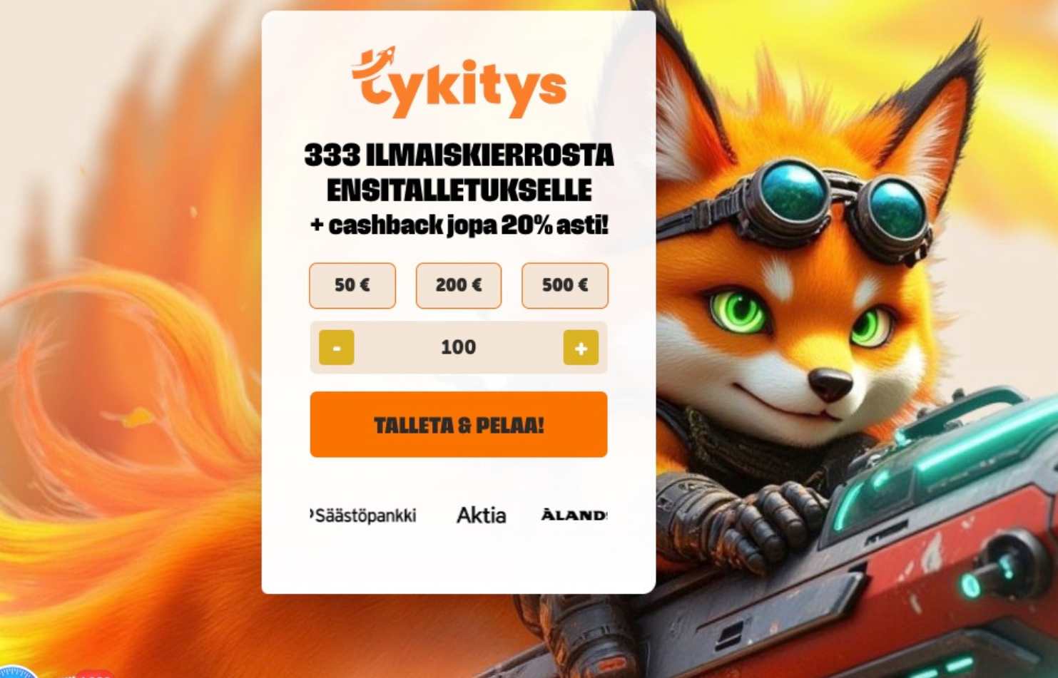 Tykitys Casino uutena nettikasinona