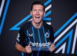 Club Bruggen Hans Vanaken poseeraa virallisessa UEFA Mestarien liigan 2025/26 -valokuvaussessiossa 15. syyskuuta 2025 Brugessa, Belgiassa