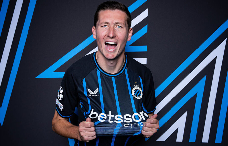 Club Bruggen Hans Vanaken poseeraa virallisessa UEFA Mestarien liigan 2025/26 -valokuvaussessiossa 15. syyskuuta 2025 Brugessa, Belgiassa