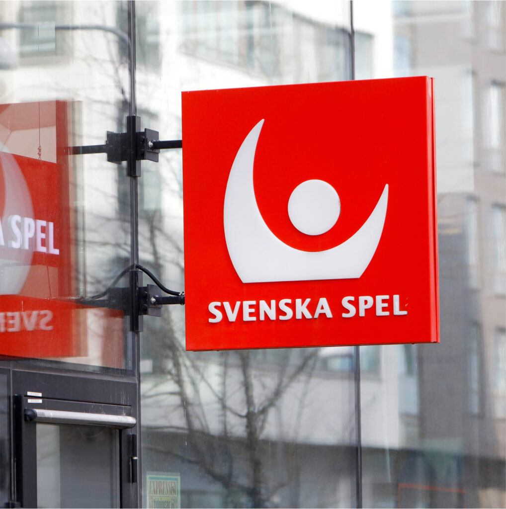 Svenska Spel -ovikyltti Tukholmassa.