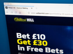 William Hill UK etusivu.