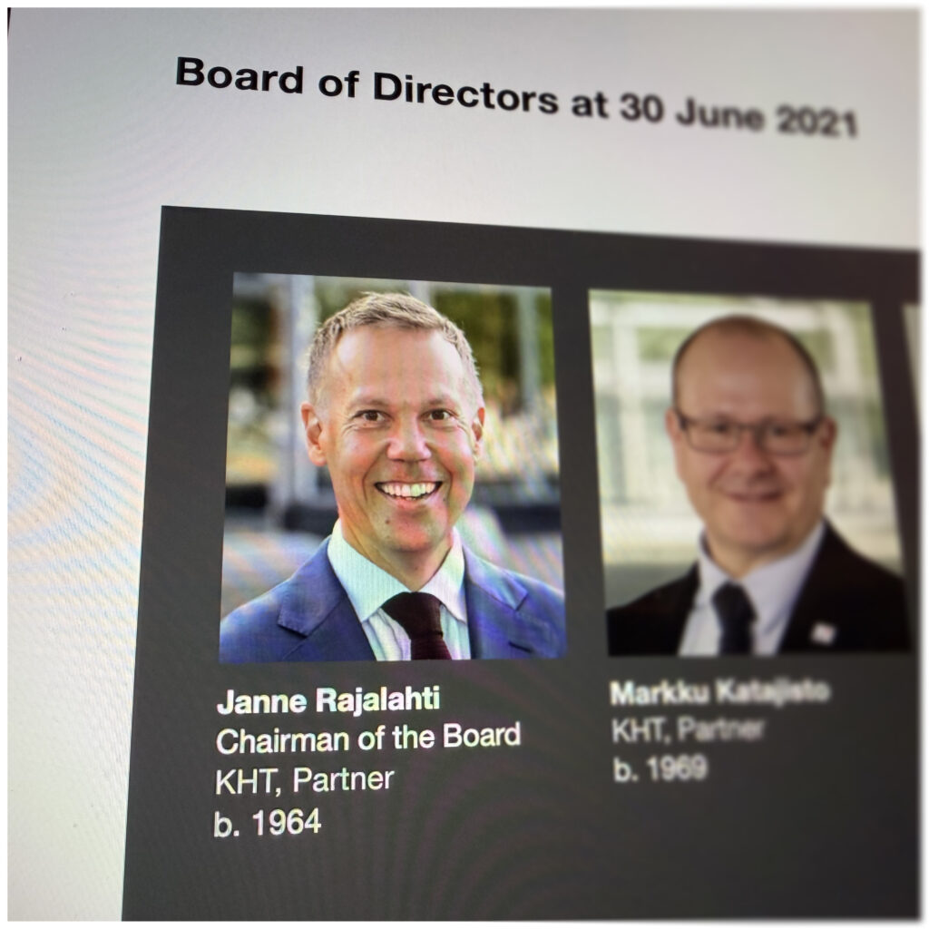 Kuva Janne Rajalahdesta PWC vuosiraportista 2021.