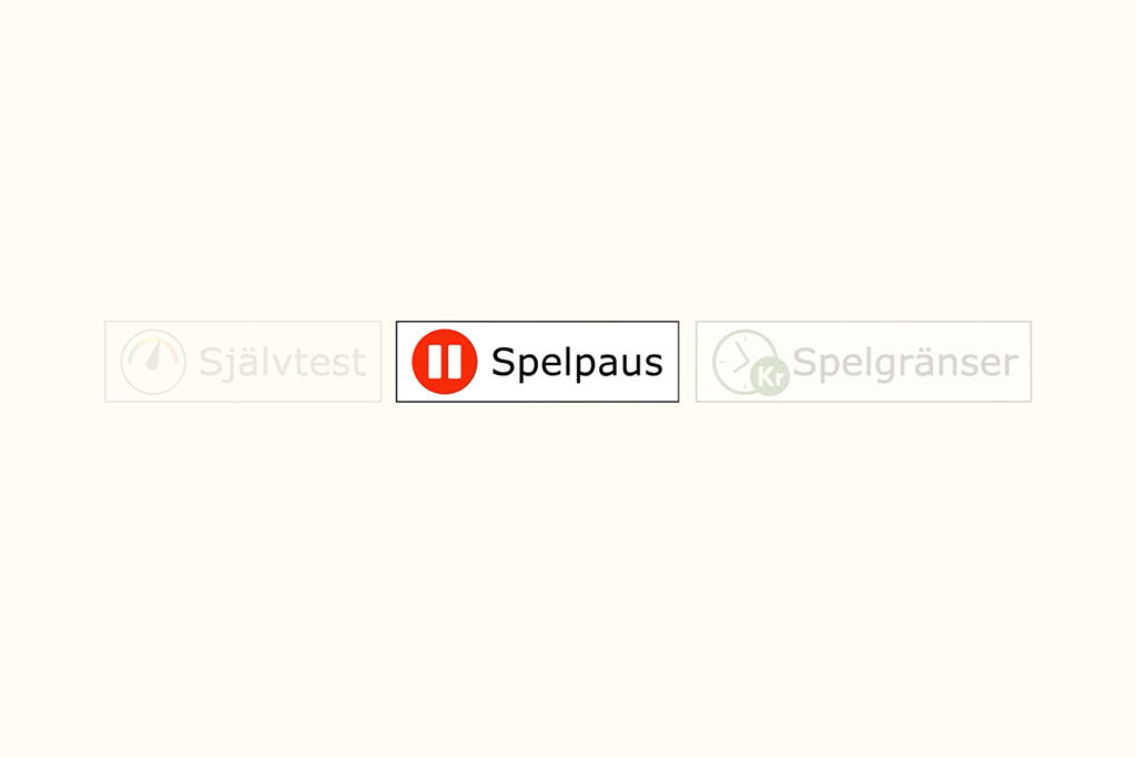 Spelpaus nappula.