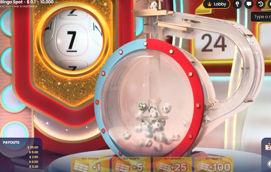 The Bingo Spots -peli iBet-nettikasinolla.