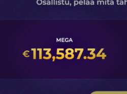 Mega jättipotti kasvanut yli 113 tuhanteen euroon Ruhtinas-kasinolla.