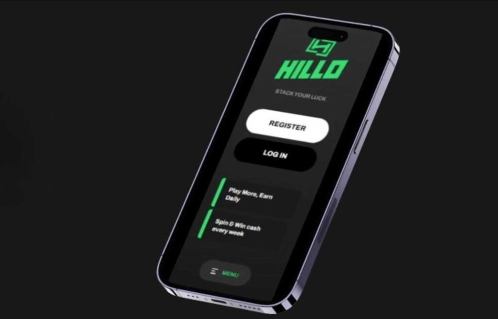 Kuvasssa näkyy Hillo Brite kasinon etusivun yksityiskohta, jossa on puhelin ja siinä teksti Hillo. Mikä Brite kasino on Rahapelisanomat 