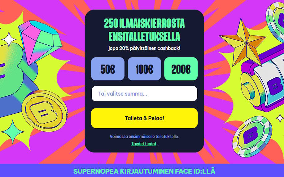 Blingi Casino uutena nettikasinona