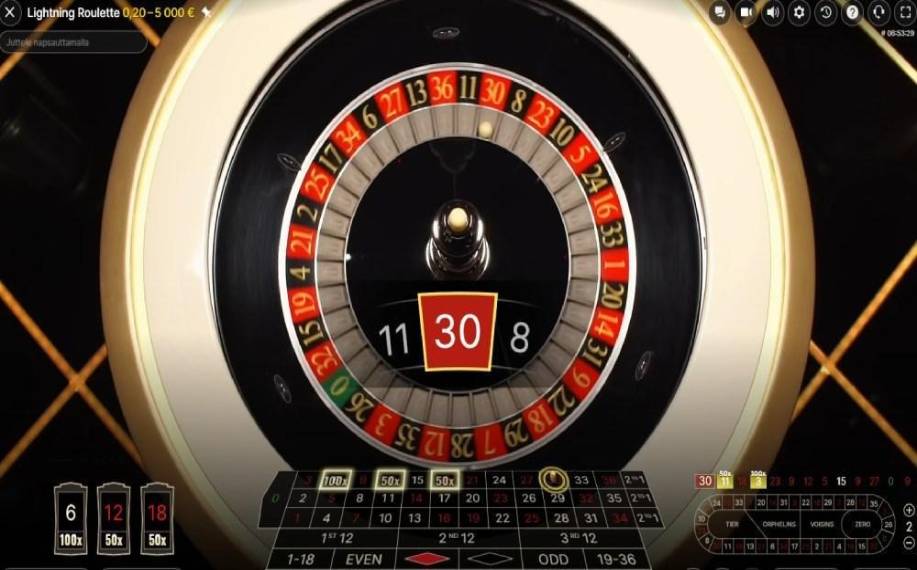 Hillo Casinon live ruletin pelikuva