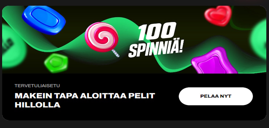 Hillo Casino tervetuliasbonus