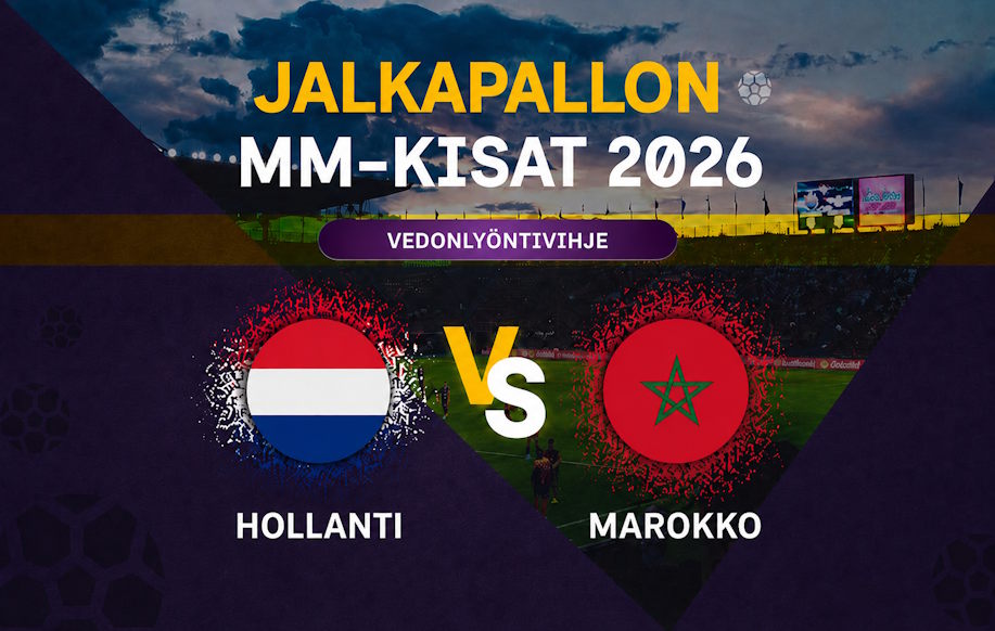 Hollanti - Marokko vedonlyöntivihje