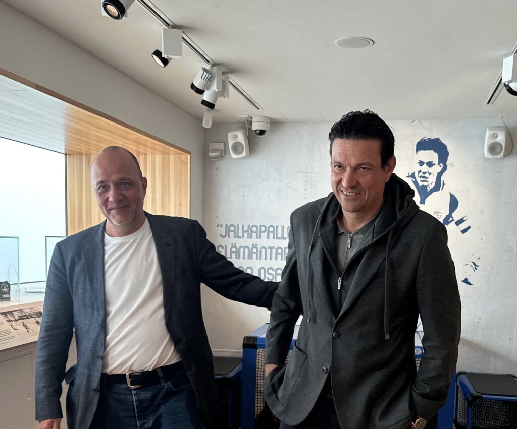 Jan Walden ja Jari Litmanen