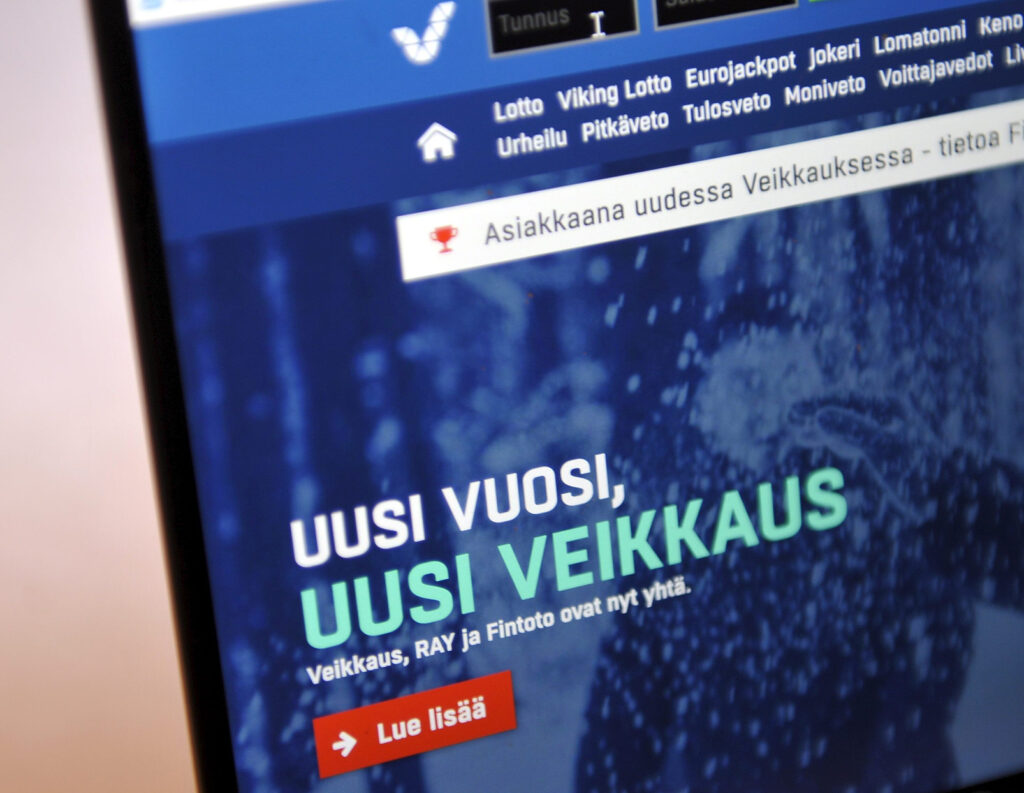 Veikkaus-nettikasino tammikuussa 2017 juhlisti yhdistymistä. Valikossa esimerkiksi Viking Lotto, Eurojackpot ja Pitkäveto.