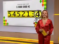 Jokeri-tulokset arvottiin lauantaina 3.10.2026 Veikkauksen studiossa Suvi Hartlinin toimesta.