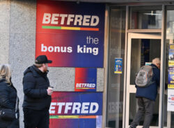 Yleiskuva BetFred The Bonus King -vedonlyöntipisteen ulkoapäistä 18. tammikuuta 2024 Southendissä, Yhdistyneessä kuningaskunnassa.