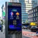 Kalshin tienvarsi mainos New Yorkissa. Mainoksessa ennusteet Ranska - Espanja otteluun.