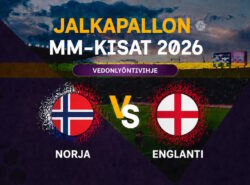 Kuvituskuva Norja - Englanti jalkapallo-ottelun vedonlyöntivihjeeseen.