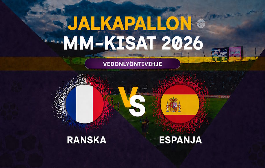 Kuvituskuva Ranska - Espanja vedonlyöntivihjeeseen