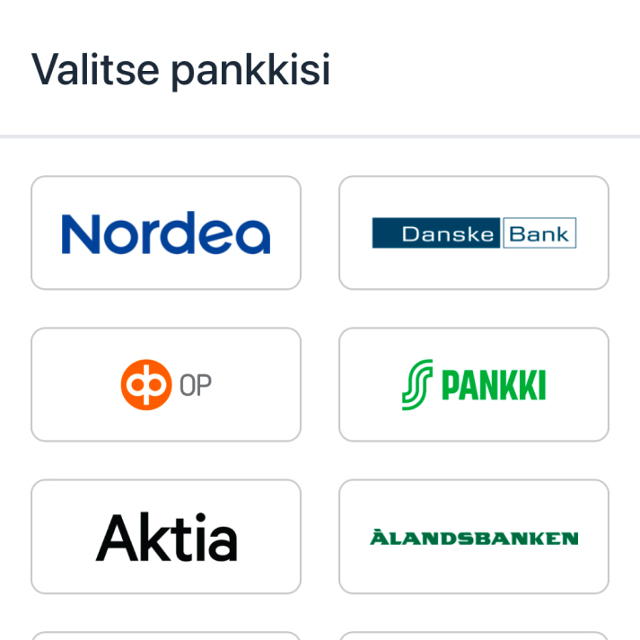 Trumo kasino talletus alkaa – pelaaja valitsee oman pankin TrumoPayn maksunäkymässä, listalla Nordea, Danske Bank, OP, S-Pankki, Aktia ja Ålandsbanken