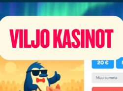 kuvassa näkyy Viljo kasino Bigwin kasinon etusivu ja siinä teksti Viljo kasinot. Rahapelisanomat