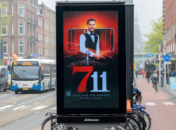 711-kasino mainoskyltti Hollannissa.