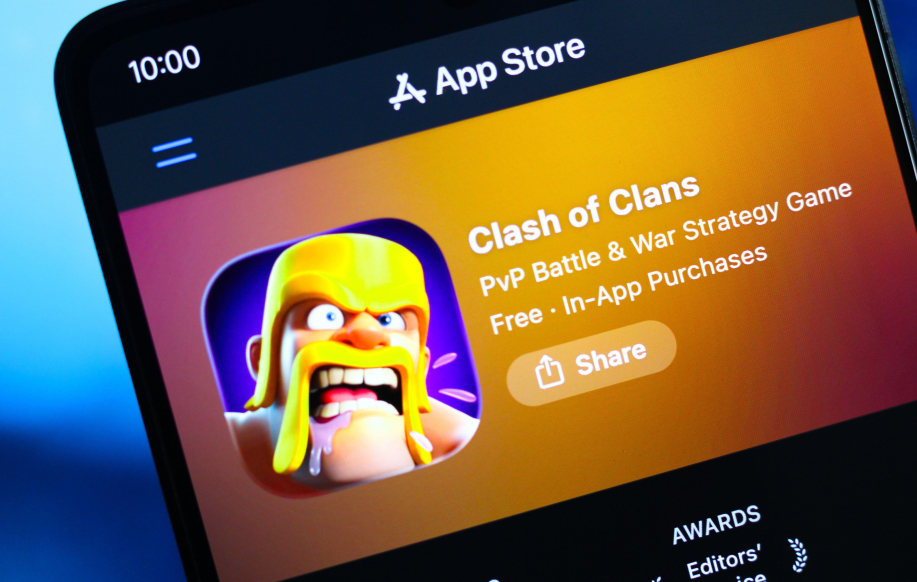 App Storessa Clash of Clans