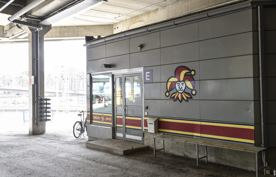 Jokerien toimisto Hartwall areenan yhteydessä.