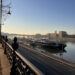Budapestin Tonava näkymää. Aurinkoinen marraskuu 2024.