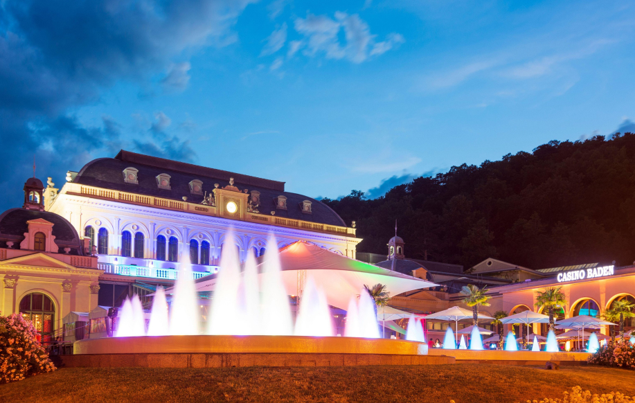 Casino Baden sinisen hetken aikaan.